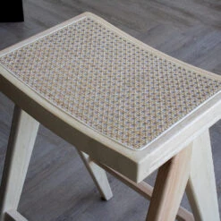 Barkruk Naturel Rotan - Zithoogte 75cm - 45x32x75cm - Jules - Set Van 2 -Leen Bakker Winkel 8b23f70c43fe4bfa8c2f321fab5bc0a9