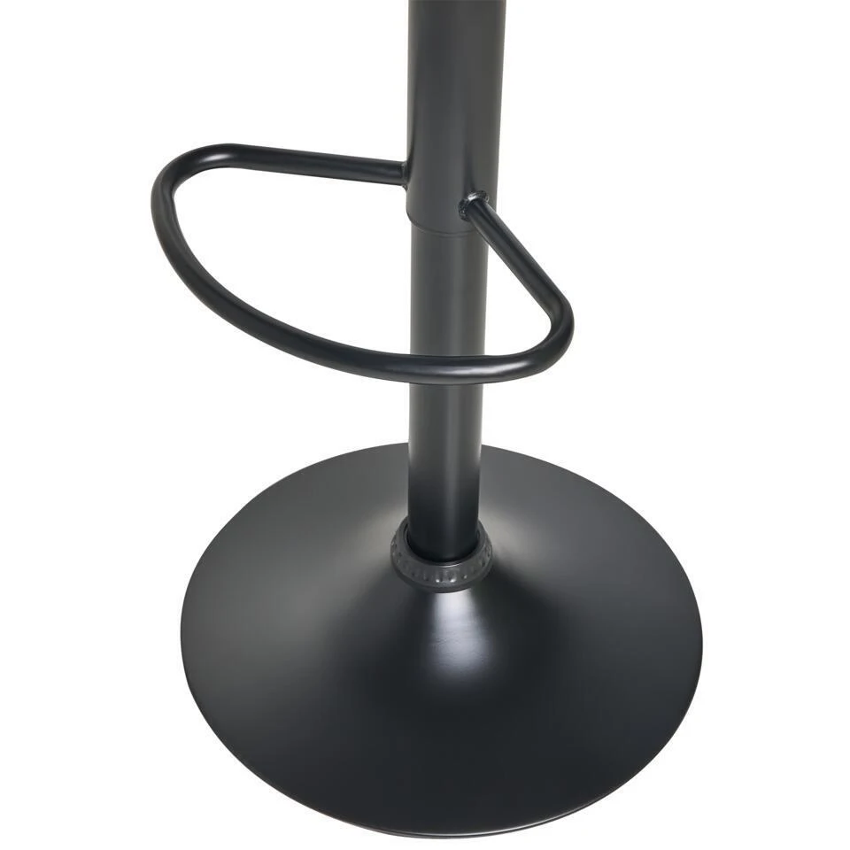 LEBRIJA - Barkruk Set Van 2 - Lichtbeige - Kunstleer 13 LEBRIJA - Barkruk Set Van 2 - Lichtbeige - Kunstleer - Afbeelding 11