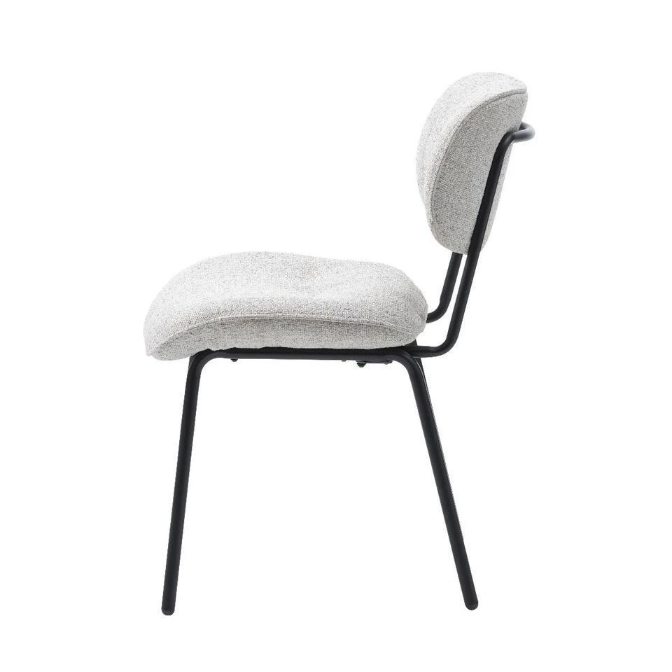 Nordic Home - Joakim Eetkamerstoel - Wit 6 Nordic Home - Joakim Eetkamerstoel - Wit - Afbeelding 4