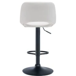 CLP Set Van 2 Barkruk Camden Mat Zwart Frame - Kunstleer - Wit -Leen Bakker Winkel 8cd14a499a234d60b4ea934027b53618 1