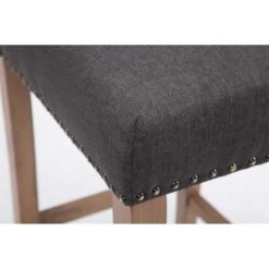 CLP Barkruk Louise Antiek Licht Frame - Stof - Donkergrijs -Leen Bakker Winkel 8d5a50b152b64ebfa5690e09e3803d01