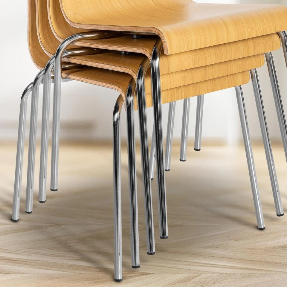 CLP Eetkamerstoel Gahanna Hout - Natura 6 CLP Eetkamerstoel Gahanna Hout - Natura - Afbeelding 4