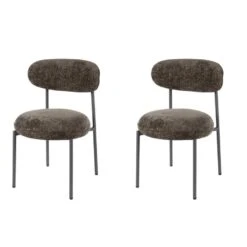 Hoyz Collection - Eetkamerstoel Round - Tissee Cargo Bruin - Set Van 2 -Leen Bakker Winkel 8ebd7a3d0d07483eb1beb1540b60406b