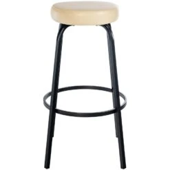 CLP Barkruk Kamari Mat Zwart Frame - Kunstleer - Creme 15 CLP Barkruk Kamari Mat Zwart Frame - Kunstleer - Creme -Leen Bakker Winkel 8f6159d1716f4c059456de2f82d68d75