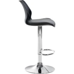 CLP Set Van 2 Barkruk Gilbert Chroom Frame - Kunststof - Zwart -Leen Bakker Winkel 8fd97cabd67741d788b756ee7f1951e2