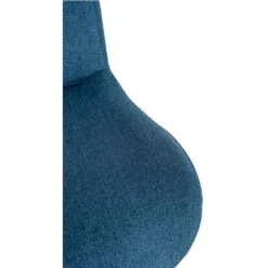 CLP Barkruk Solon Zwart Frame - Stof - Blauw -Leen Bakker Winkel 91b293f78de649fca412afe3fe9282cf