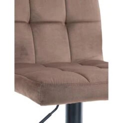 CLP Barkruk Peru Zwart Frame - Fluweel - Bruin -Leen Bakker Winkel 92480d4a12fd4d9ba64e45fa27fed535