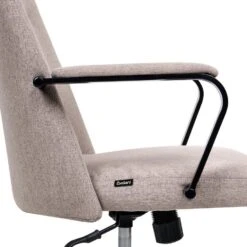 CAROGA - Bureaustoel - Lichtbruin - Stof -Leen Bakker Winkel 92944cb39bae415694d986007d184eba