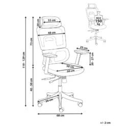 ALLY - Bureaustoel - Donkerrood/Grijs - Stof 10 ALLY - Bureaustoel - Donkerrood/Grijs - Stof -Leen Bakker Winkel 92c336ce19b4474dba440915ac9824b6