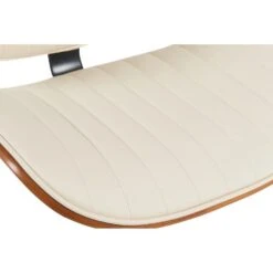 CLP Barkruk Clawson Zwart Frame - Kunstleer - Walnoot/creme -Leen Bakker Winkel 9313ed632fca413ead9ccbe2eab23645