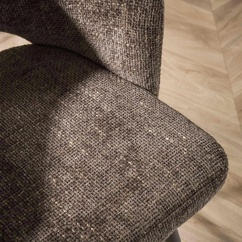 Fraaai - Elmer Barstoel Tissee Cargo - Bruin 6 Fraaai - Elmer Barstoel Tissee Cargo - Bruin - Afbeelding 4