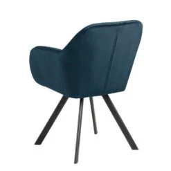 Eetkamerstoel - Blauw - Stof - Zithoogte 47,5cm - Lida -Leen Bakker Winkel 93a8d97aa600435eabac75c323b8a31b