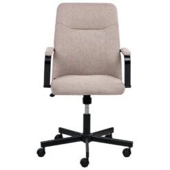CAROGA - Bureaustoel - Lichtbruin - Stof -Leen Bakker Winkel 93ff16f7659341faafcc8860314173f5