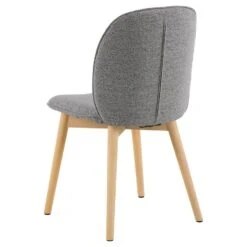 Eetkamerstoel Grijs - Zithoogte 50cm - Sterridge Monza - Set Van 2 -Leen Bakker Winkel 95f4365b9d824d4cb4fa26cb298078df