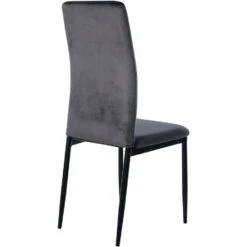 CLP Set Van 4 Eetkamerstoel Savino Fluweel - Grijs -Leen Bakker Winkel 960be72cbc9a4839ae657bd72646adb7