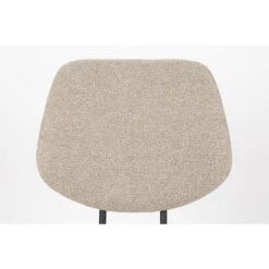Eetkamerstoel Beige - Zithoogte 48cm - Zelo - Set Van 2 -Leen Bakker Winkel 9ad50c17a0f44412b46b78aabae0c010