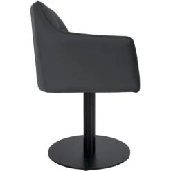 CLP Lounger Damaso Zwart Frame - Kunstleer - Grijs -Leen Bakker Winkel 9b000d6d2692449282967bfd03ee99dc