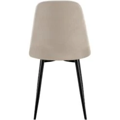 CLP Eetkamerstoel Baxter Zwart Frame - Metaal - Grijs -Leen Bakker Winkel 9b9f868377a549e8b4612fcb2822af0f