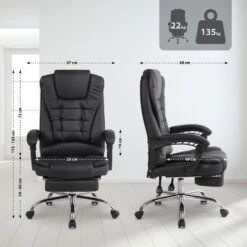 CLP Bureaustoel Oxygen Chroom Frame - Kunstleer - Zwart -Leen Bakker Winkel 9bdf2b2da2e447a097f34c4a98f1d24e