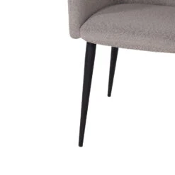 Giga Meubel Eetkamerstoel Beige - Boucle - 37x57x82cm - Ellis -Leen Bakker Winkel 9bfe975f6cd942cdaf99804ac929b733