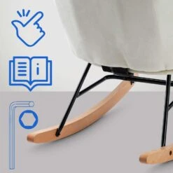 CLP Schommelstoel Sanka Fluweel - Creme 16 CLP Schommelstoel Sanka Fluweel - Creme -Leen Bakker Winkel 9d2a145fd533434494d8b2e4eb29273f