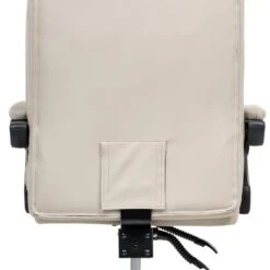 SERENE - Bureaustoel - Lichtbeige - Kunstleer -Leen Bakker Winkel a073722205d749a9838b0276ac5a5599