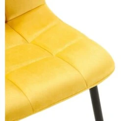 CLP Eetkamerstoel Antibes Zwart Frame - Fluweel - Geel -Leen Bakker Winkel a0d617dd27d242c2b9f9d8d0336ec2c7