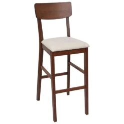 AMBLER - Barkruk Set Van 2 - Lichtbeige - Hout 16 AMBLER - Barkruk Set Van 2 - Lichtbeige - Hout -Leen Bakker Winkel a38b4a6d3874415b90d945e5b5398b19