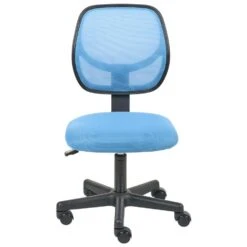 JOYFUL - Bureaustoel - Blauw - Mesh -Leen Bakker Winkel a3a2c437f9024e789eb26be6c6f19bae