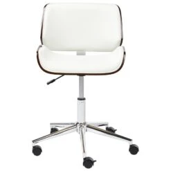 TOTOWA - Bureaustoel - Donkerhout/Zwart - Kunstleer -Leen Bakker Winkel a3e9b13ac3a941658e9a353801902fbf