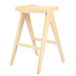 Barkruk Naturel Rotan - Zithoogte 75cm - 45x32x75cm - Jules - Set Van 2 -Leen Bakker Winkel a427e9176ad844cfbf1b0960c56b23a2