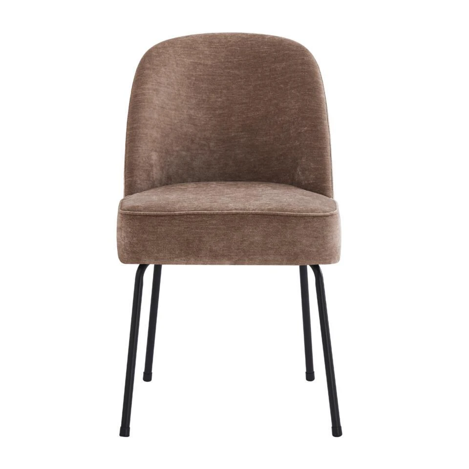 2x Vero Eetkamerstoel Velvet - Taupe 6 2x Vero Eetkamerstoel Velvet - Taupe - Afbeelding 4