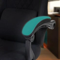 CLP Bureaustoel Miltona Zwart Frame - Stof - Zwart/zwart -Leen Bakker Winkel a53aea474372499ba645a849e37df008