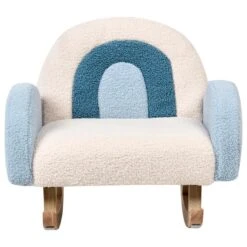 OMBO - Schommelstoel Voor Kinderen - Lichtblauw - Bouclé 17 OMBO - Schommelstoel Voor Kinderen - Lichtblauw - Bouclé -Leen Bakker Winkel a6db72bfe1a840ddaac3b10e659311a5