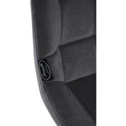 CLP Barkruk Weston Zwart Frame - Fluweel - Donkergrijs -Leen Bakker Winkel a78256a659424a529c83574c38d4d0ae