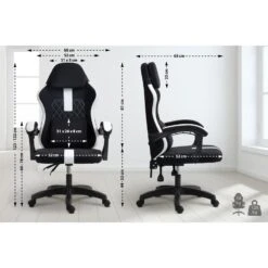 CLP Bureaustoel Miltona Zwart Frame - Stof - Zwart/wit 10 CLP Bureaustoel Miltona Zwart Frame - Stof - Zwart/wit -Leen Bakker Winkel a7fff7430e0d45c383d38b774ba7be02