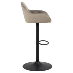 Hioshop Sloke Barstoel Velours Draaifunctie Beige -Leen Bakker Winkel ab2de72edd7840eea4309b305db512c9