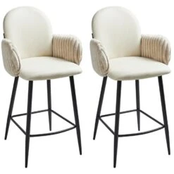 AMITY - Barkruk Set Van 2 - Lichtbeige - Polyester 15 AMITY - Barkruk Set Van 2 - Lichtbeige - Polyester -Leen Bakker Winkel abce211aea4d4cde94a2d4e19b8d1239