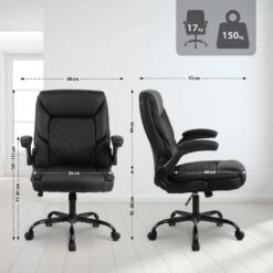 CLP Bureaustoel Medfield Zwart Frame - Kunstleer - Zwart -Leen Bakker Winkel accdf042fc994e46a9de9eb8d725bfb4