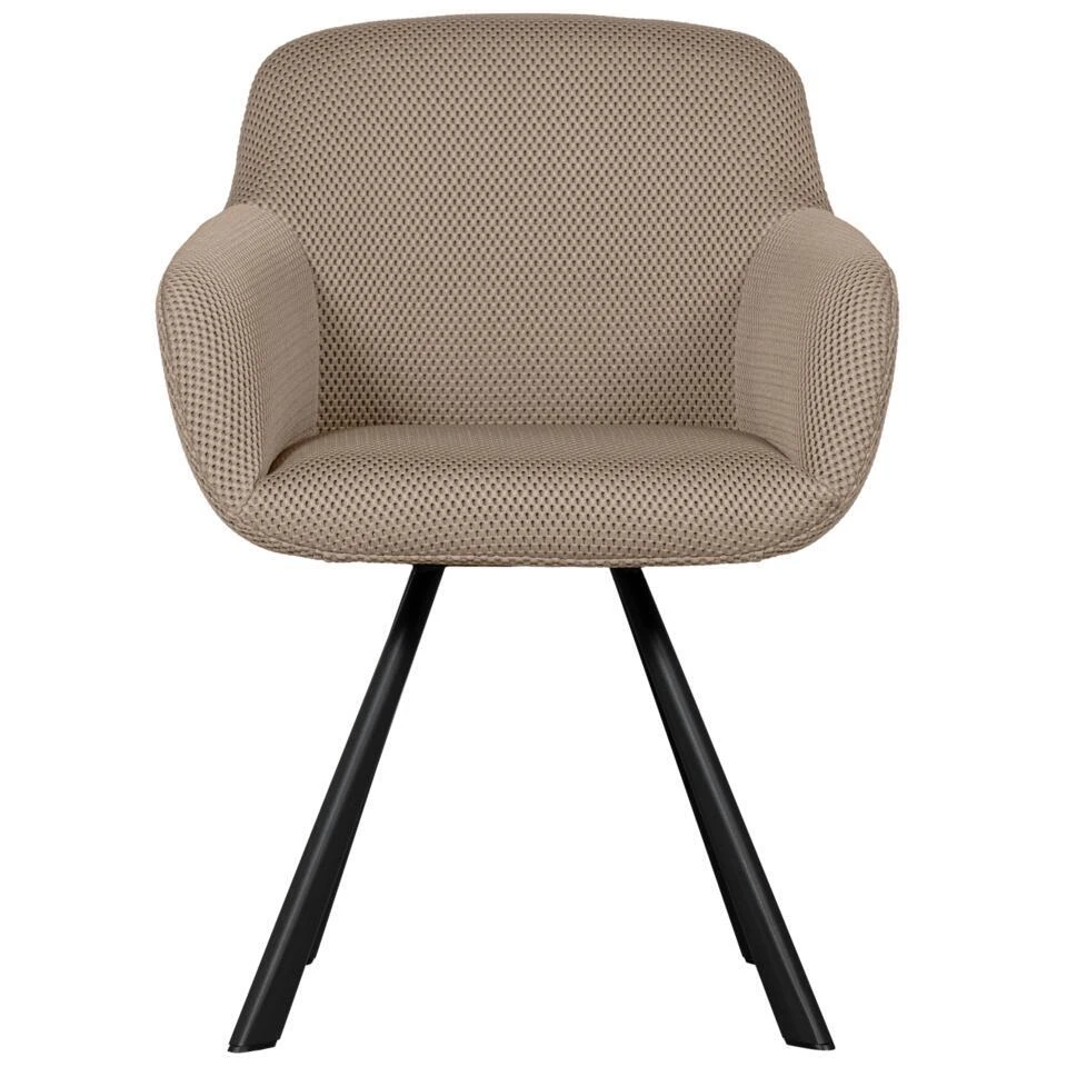 WOOOD Juno Eetkamerstoel - Mesh - Naturel - 79x58x58 6 WOOOD Juno Eetkamerstoel - Mesh - Naturel - 79x58x58 - Afbeelding 4