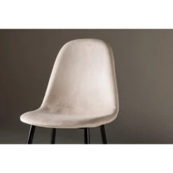 Svea - Selo Eetkamerstoel - Velvet - Beige -Leen Bakker Winkel ae5578a3a4484c8eaf87a1fd6fca6edf