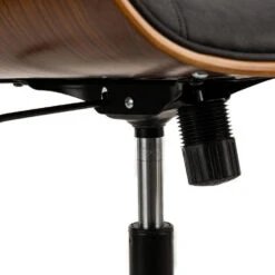 Houten En Zwarte Kunstleren Bureaustoel -Leen Bakker Winkel af5cd56c8ce747a0a88c43eb350d62e1