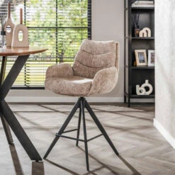 Fraaai - Zac Barstoel Lounge - Rich Zand -Leen Bakker Winkel aff5eafa769547549e1dea130fafacff