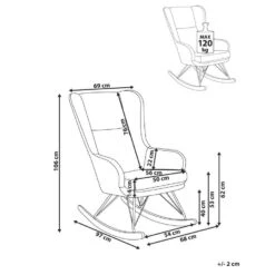 LUOMA - Schommelstoel - Off-white - Bouclé 17 LUOMA - Schommelstoel - Off-white - Bouclé -Leen Bakker Winkel b395c3109331476f9f9552bfb9c799bb