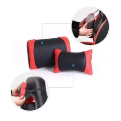 Luxe Gamestoel - Met Hoofdkussen - Kunstleer - Zwart & Rood -Leen Bakker Winkel b3a93f1794c742aea3fbc0407564f3f2