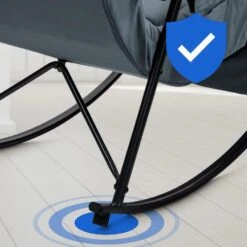 CLP Schommelstoel Cathy Fluweel - Donkergrijs -Leen Bakker Winkel b3d029e066b343c490ba6802a7c170a3