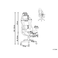 Beliani Gamestoel VICTORY - Zwart Kunstleer -Leen Bakker Winkel b4403857d25a41f29da7979d910ebbad