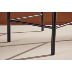 Svea - Polsty Barkruk Met Rugleuning - Rattan - Zwart -Leen Bakker Winkel b48c93212c7c49099aa1a9447f497458