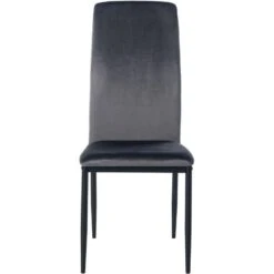 CLP Set Van 4 Eetkamerstoel Savino Fluweel - Grijs -Leen Bakker Winkel b4c3ce9dff3d410abd45da82aae99328