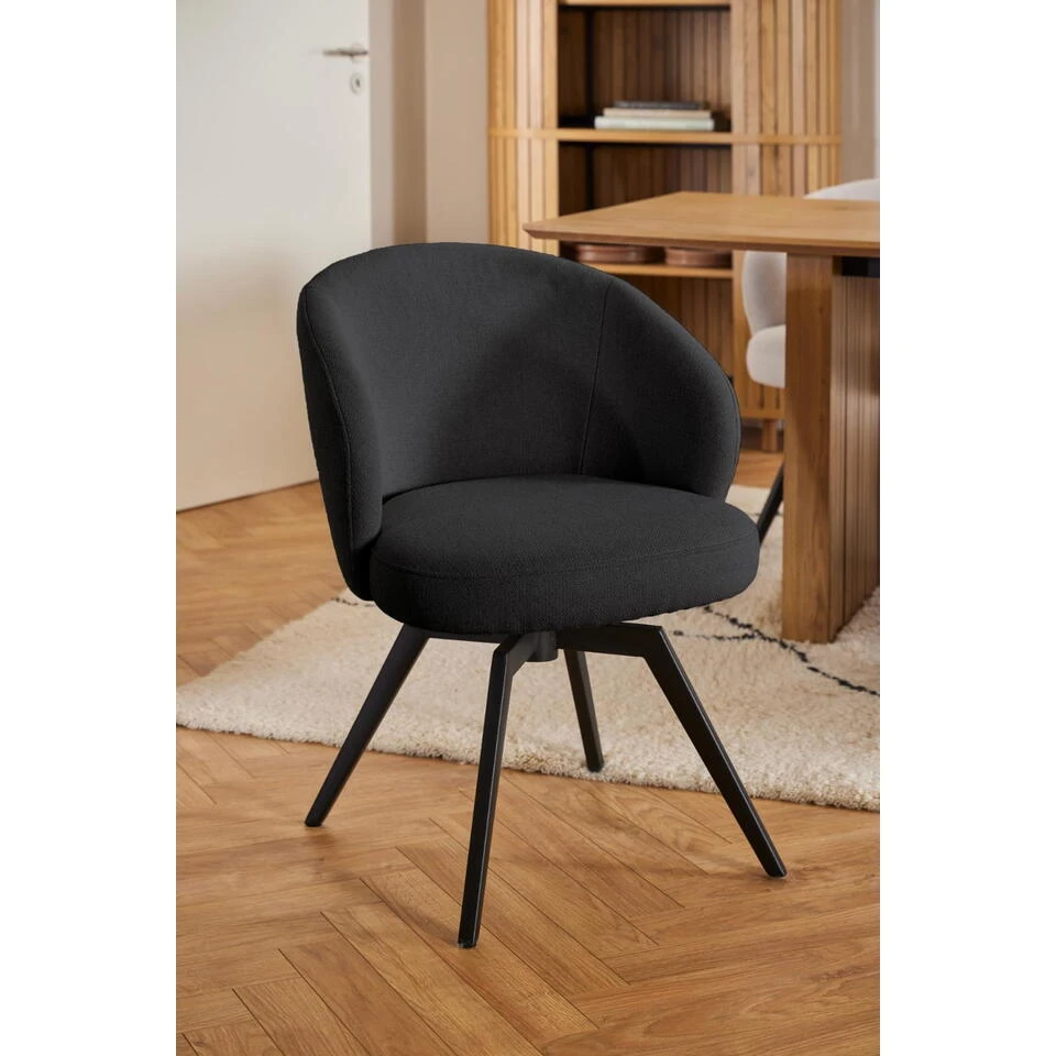 Eetkamerstoel Antraciet - Met Armleuning - Durin 4 Eetkamerstoel Antraciet - Met Armleuning - Durin - Afbeelding 2